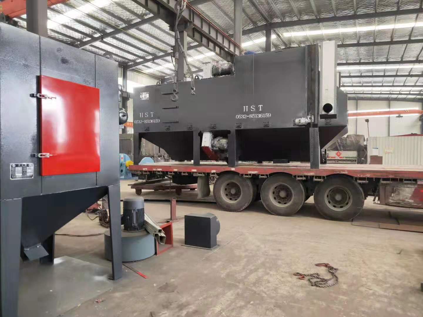 綏化市吊鉤式噴砂機_綏化市吊鉤式拋丸機_綏化市吊鉤式拋丸除銹清理機_綏化市吊鉤式噴丸設(shè)備提高板材的預(yù)加工質(zhì)量？